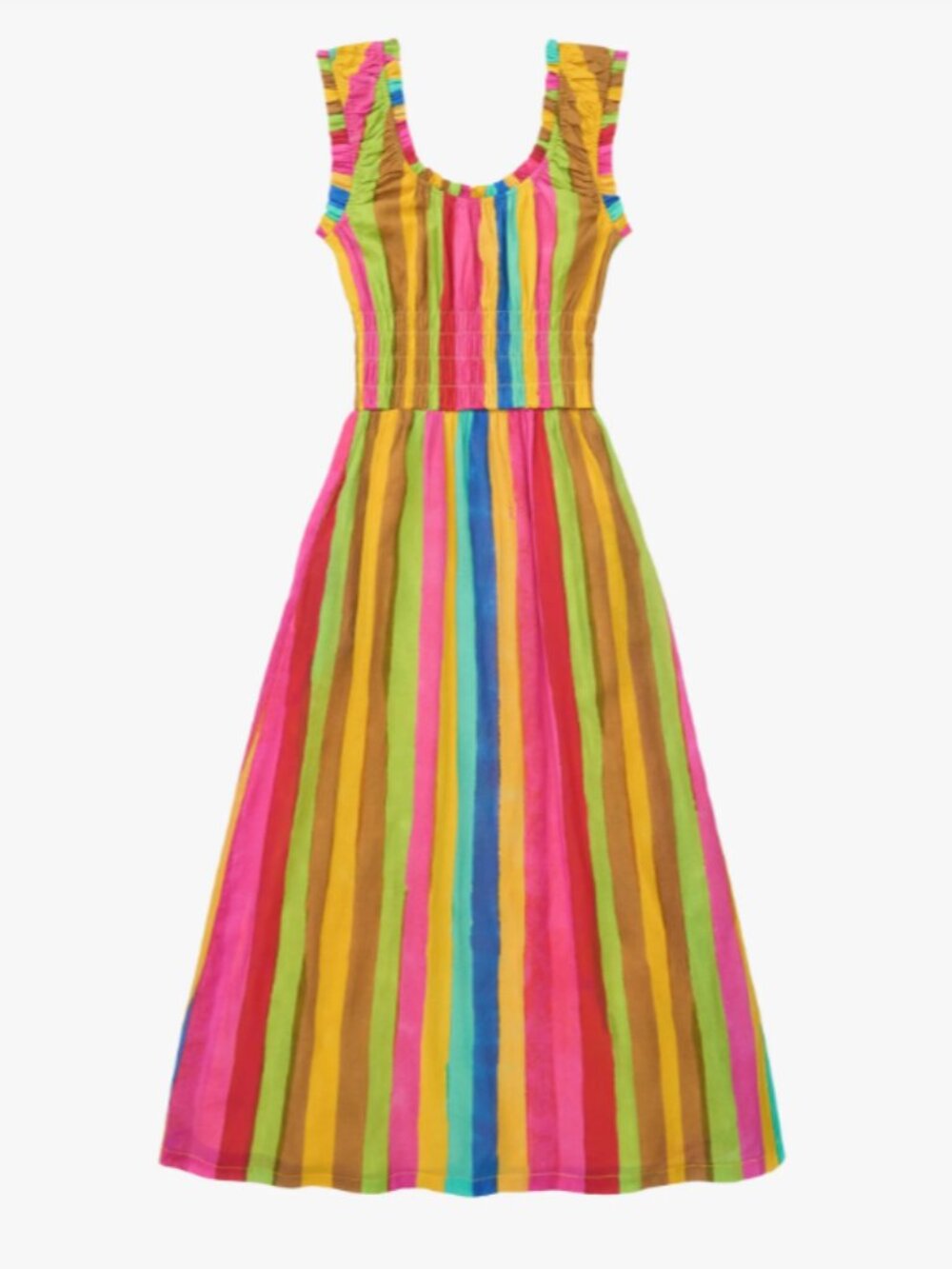 Annie Dress - Sherbert Stripe - Lisa Says Gah XS ONLY - Picture 3 of 6